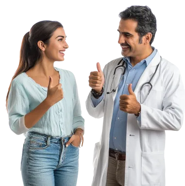 Especialista y paciente